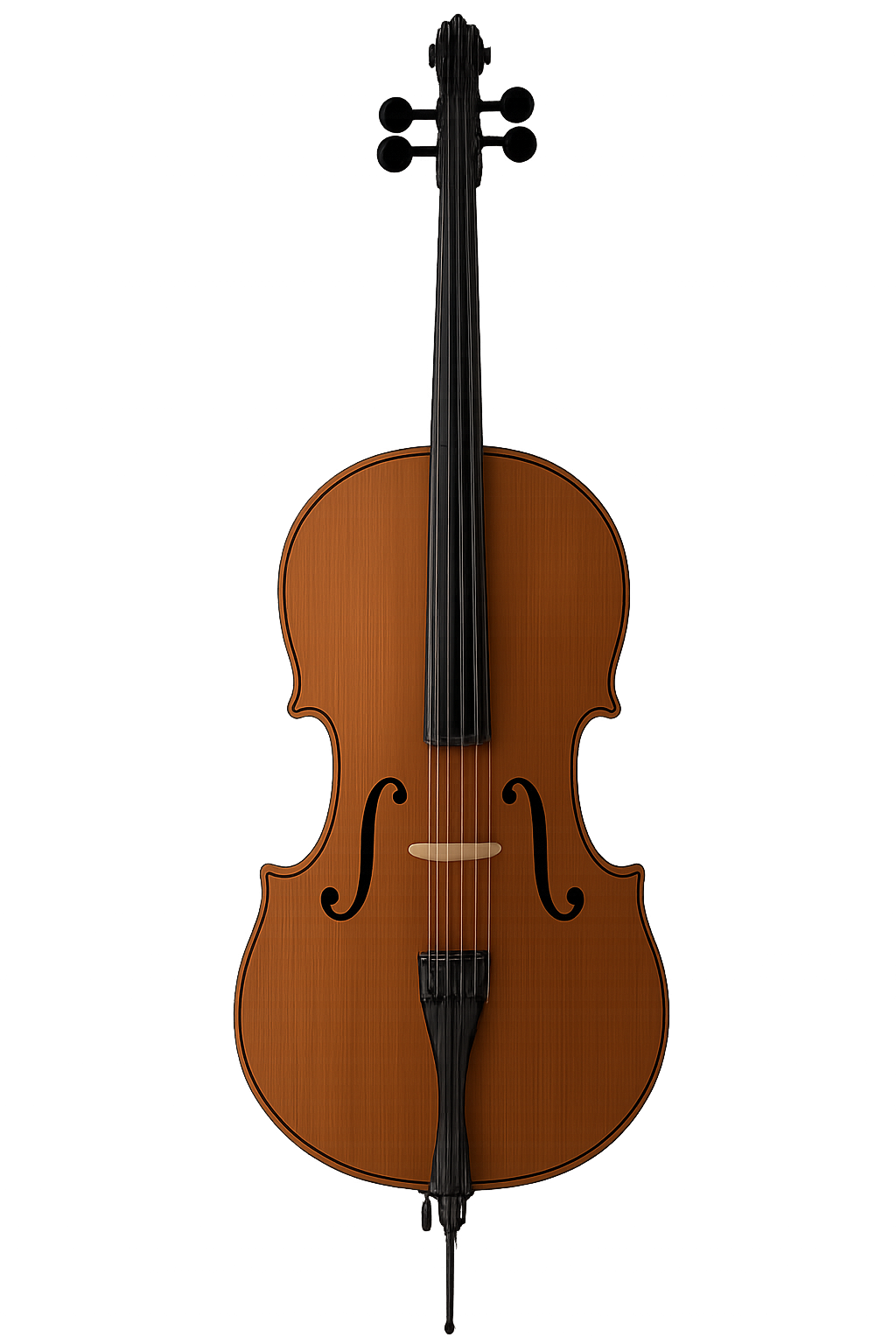 Cello with transparent background