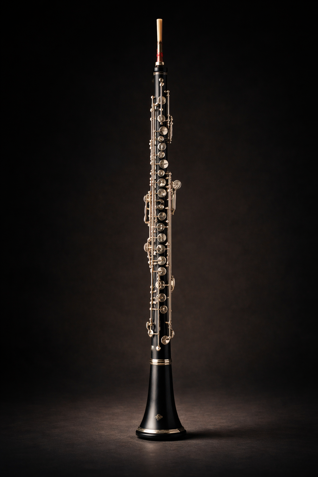Oboe on transparent background
