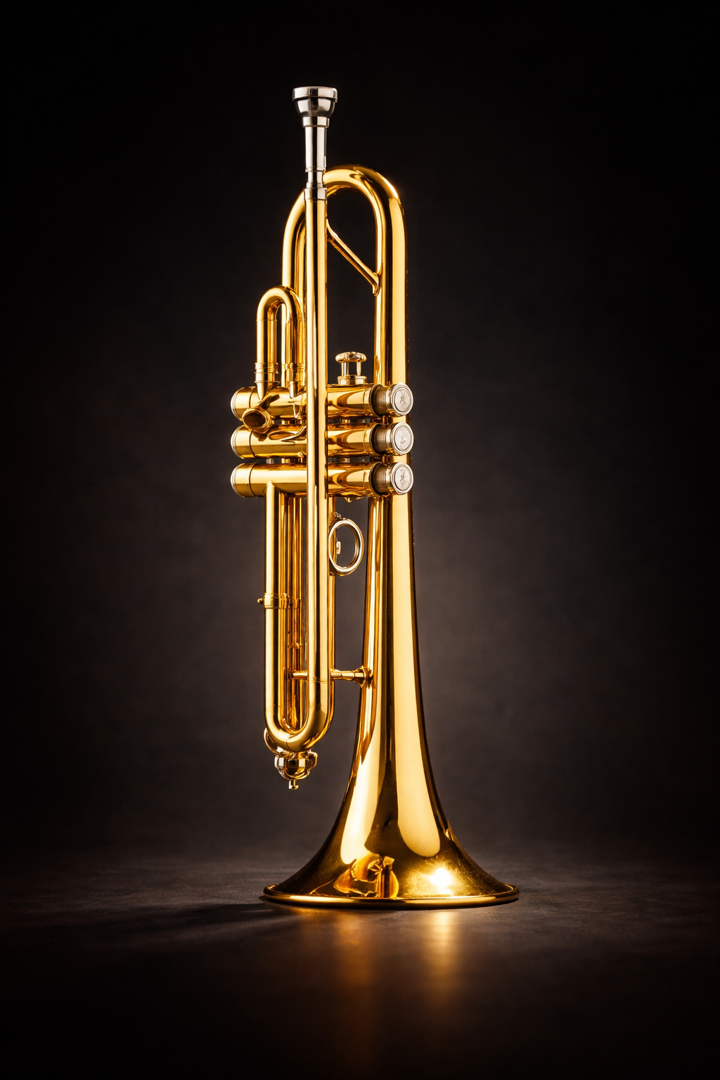 Trumpet on transparent background